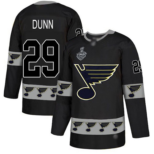 NHL St. Louis Blues Trikot #29 Vince Dunn Schwarz Logo 2019 Stanley Cup